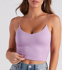 Girl Next Door Vibes Cropped Tank