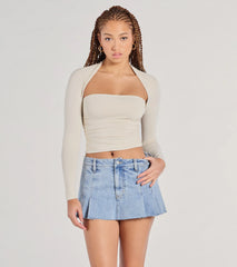 Effortlessly Chic Long Sleeve Ruched Top