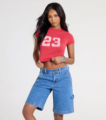 Feeling 23 Crop Graphic Tee