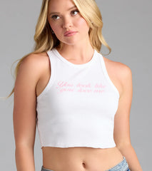 You Love Me Graphic Tank Top