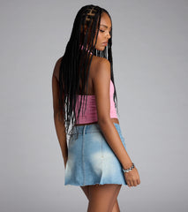 Mas Tequila Halter Crop Top