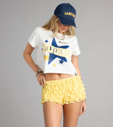 Star Status Michigan Wolverinesâ„?Cropped Tee