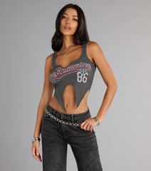 Game Day Rebel Graphic Tank Top