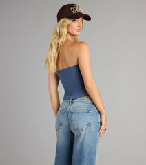 Serve Looks Crop Tube Top