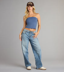 Serve Looks Crop Tube Top