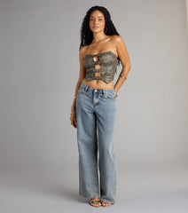 Boldy Untamed Buckle Crop Top