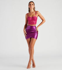 Reigning Lace Bustier Top