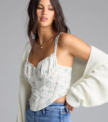 Sweet And Cozy Oversized Knit Sweater Bolero