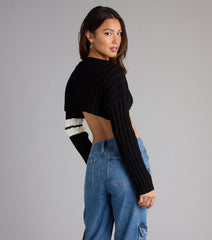 Varsity Vibes Sweater Topper