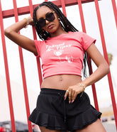 Effortless Chic Mid-Rise Ruffled Shorts