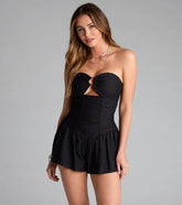 Ring Me Up Strapless Romper