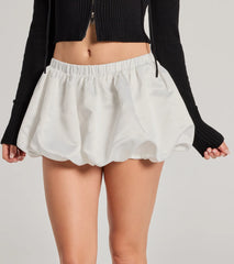 Bring The Charm Bubble Mini Skirt