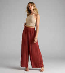 Laidback Luxe Wide-Leg Palazzo Pants