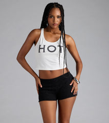 Flirty And Fab Lace Hot Shorts