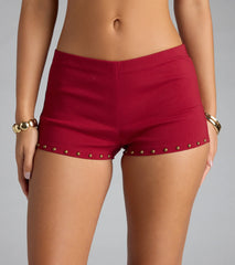 Iconic 'Fit Studded Hot Shorts