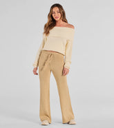 Cozy Luxe Lurex Knit Pants
