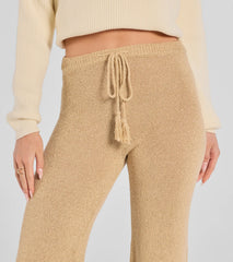 Cozy Luxe Lurex Knit Pants