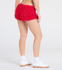 Chic Fairytale Tiered Lace Hot Shorts