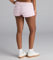 Summer Spice Low-Rise Ruffle Hot Shorts