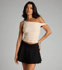 Twirl With It High Rise Pleated Skort