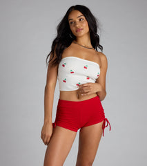 Low Effort Big Slay Side Tie Hot Shorts