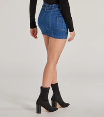 Cute And Trendy Cargo Mini Skirt