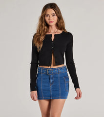 Cute And Trendy Cargo Mini Skirt