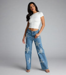Starstruck Straight-Leg Denim Jeans