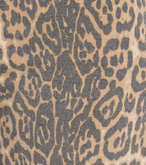 It-Girl Factor Leopard Print Cargo Denim Pants