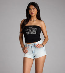 Cut to Chill High-Rise Denim Shorts
