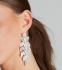 One For Glam Marquise Earrings