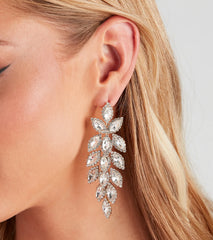 One For Glam Marquise Earrings