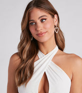 What A Girl Wants Heart Hoop Earrings