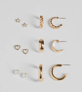 Perfect Mix Six-Pack Earrings Set