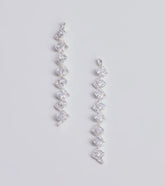 Unforgettable Luxe Rhinestone Linear Earrings