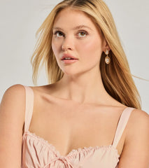 Vintage Luxe Faux Pearl Drop Earrings