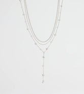 Unforgettable Luxe Rhinestone Pearl Layered Necklace