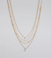 Delicately Chic Pearl Layered Necklace