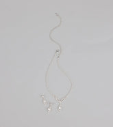 Elegance in Every Drop Necklace and Earrings Set