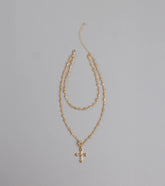 True Grace Layered Cross Necklace
