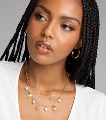 Mermaid Era Dainty Charm Necklace Set