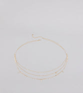 Casual Glamour Faux Pearl Belly Chain