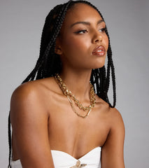 Links for Days Layered Chain Necklace