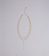 Best Version Rhinestone Layered Necklace