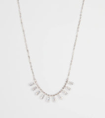 Instant Elevation Cubic Zirconia Charm Necklace