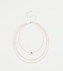 Chic Shine Rhinestone Layered Necklace