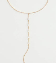 Glam Allure Cubic Zirconia Long Lariat Necklace