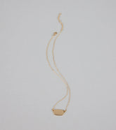 Minimal Mood Dainty Pendant Chain Necklace