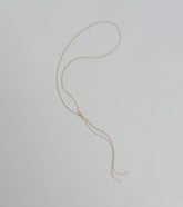 Luxe Glimmer Rhinestone Long Necklace