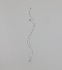 Elegantly Chic Cubic Zirconia Pendant Necklace